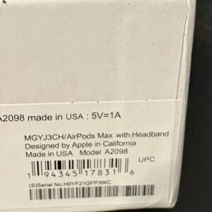 Apple AirPods Max Packaging with Branding